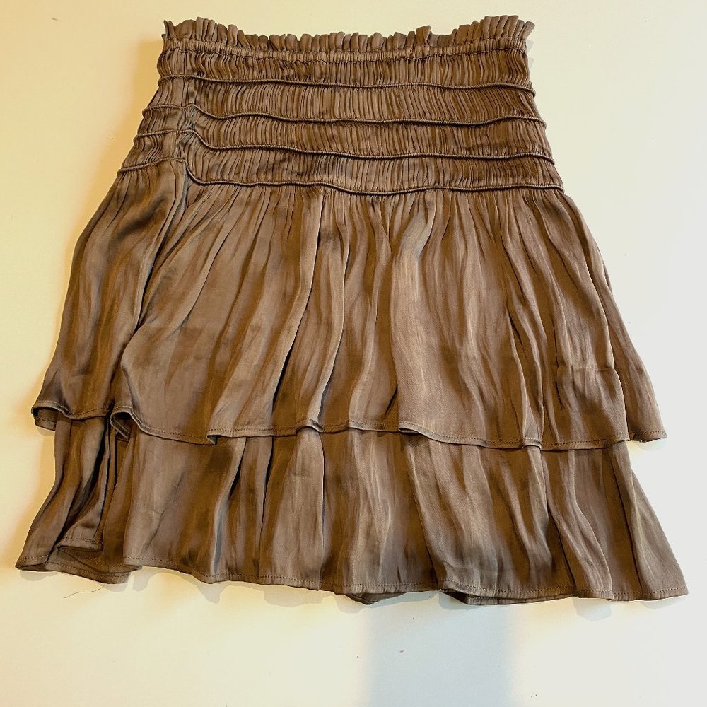 Satin Layered Skirt